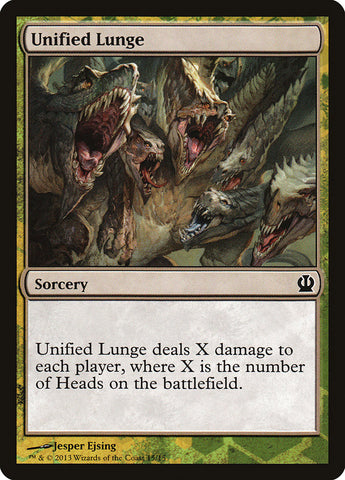 Unified Lunge [Theros Hero's Path]