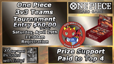One Piece: 3v3 Teams Tournament ticket