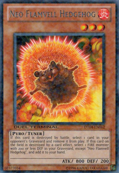 Neo Flamvell Hedgehog [DT04-EN062] Rare
