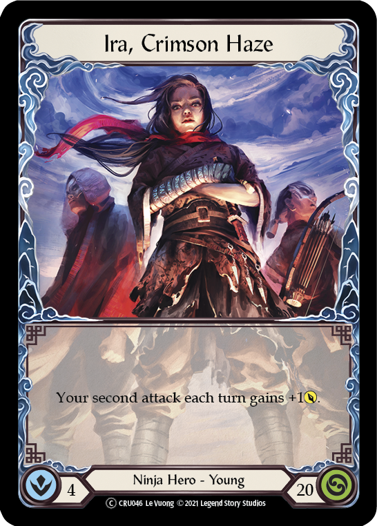 Ira, Crimson Haze (Rainbow Foil) [U-CRU046-RF] Unlimited Rainbow Foil