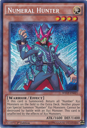yugioh trap cards that special summon from extra deck Numeral Hunter [WSUP-EN021] Secret Rare