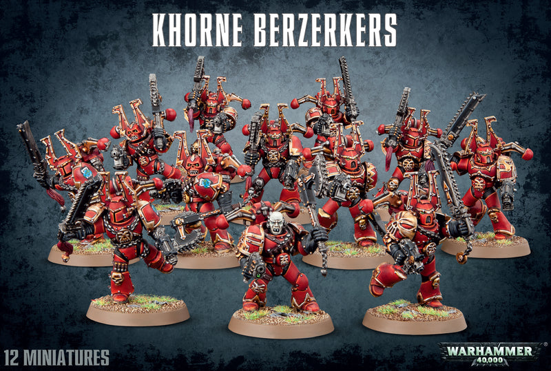 khorne berzerkers ウォーハンマー Khorne Berzerkers – Get a Closer Look at Their Gore-Flecked