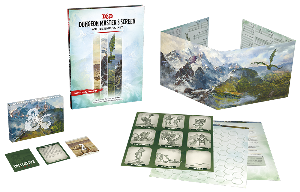 Dungeons and Dragons RPG: Dungeon Master`s Screen Wilderness Kit