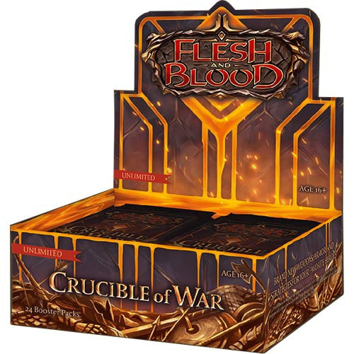 Flesh and Blood TCG: Crucible of War Booster Box (Unlimited)