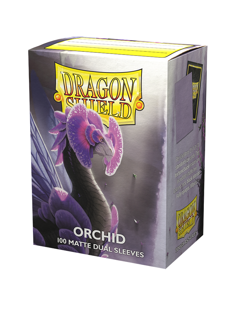 Dragon Shields: (100) Matte Dual Sleeves Orchid