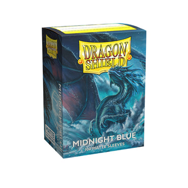 Dragon Shields: (100) Midnight Blue Matte