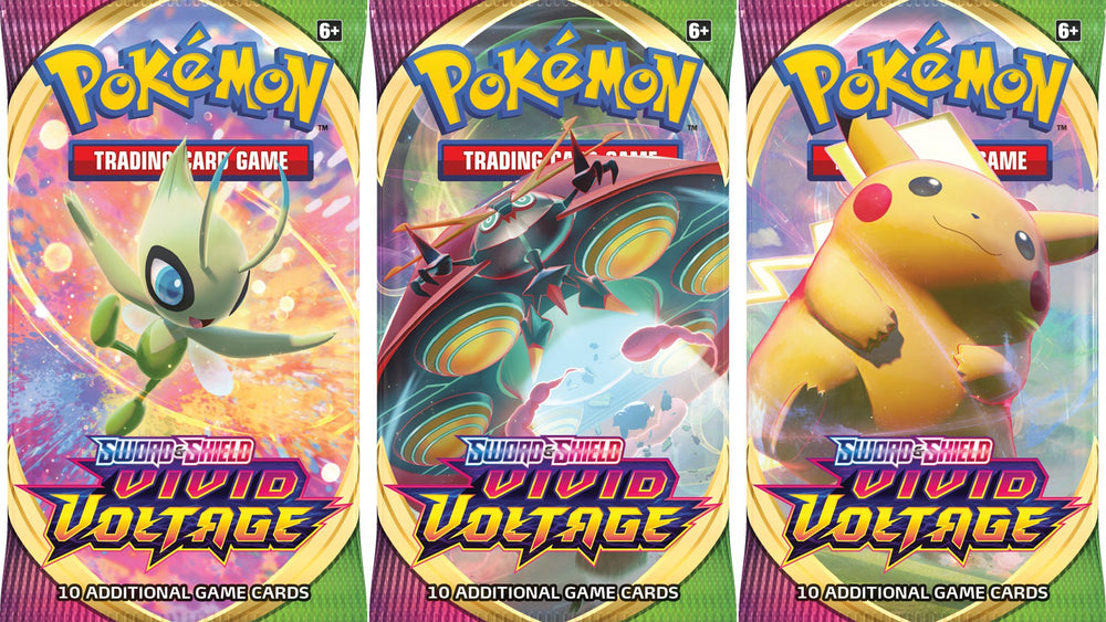 POKÉMON TCG: Sword and Shield Vivid Voltage Booster Pack