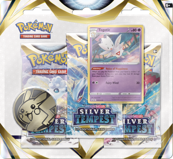 Pokemon Silver Tempest 3-Pack Blister