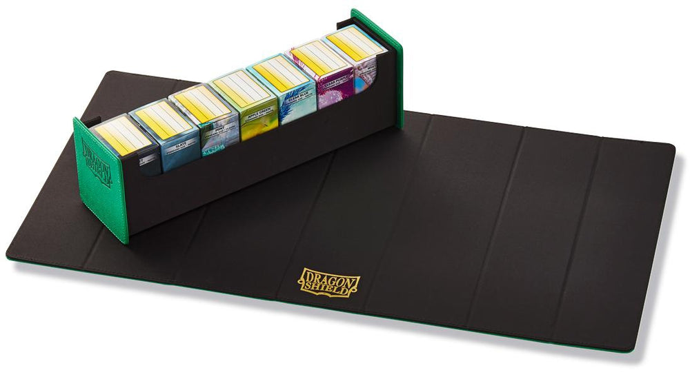 Dragon Shield Magic Carpet Deck Tray & Playmat - Green/Black