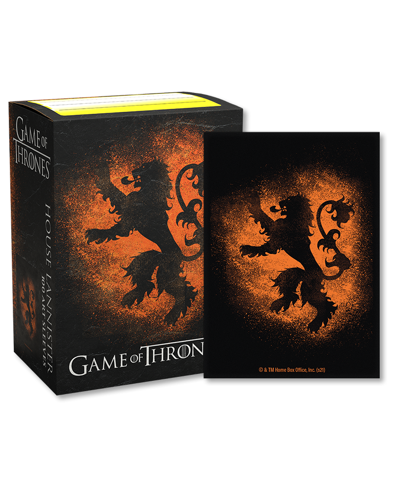 Game of Thrones House Lannister Standard 100ct Art Sleeves
